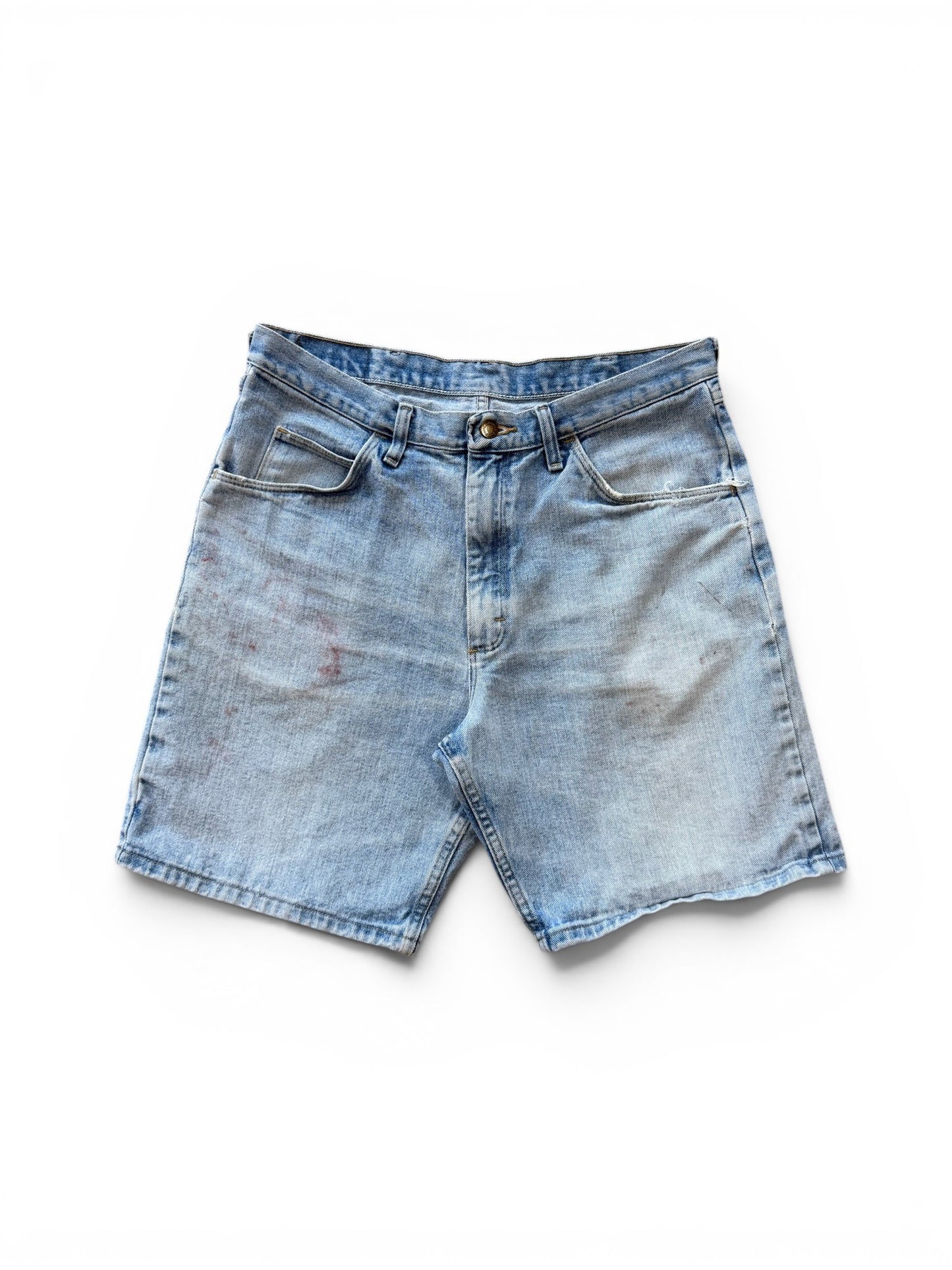 (34W) Vintage Wrangler Light Wash Jorts
