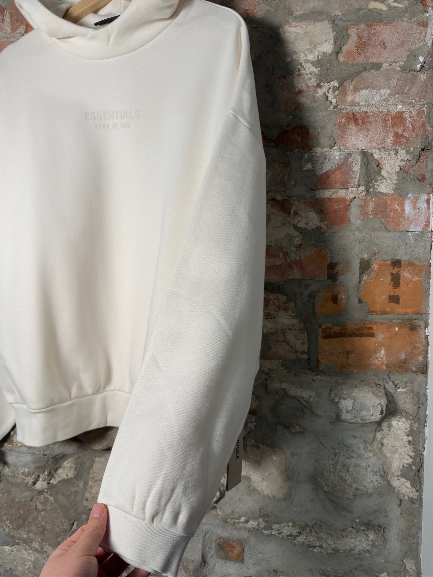 Fear Of God Essentials Cloud Dancer Hoodie