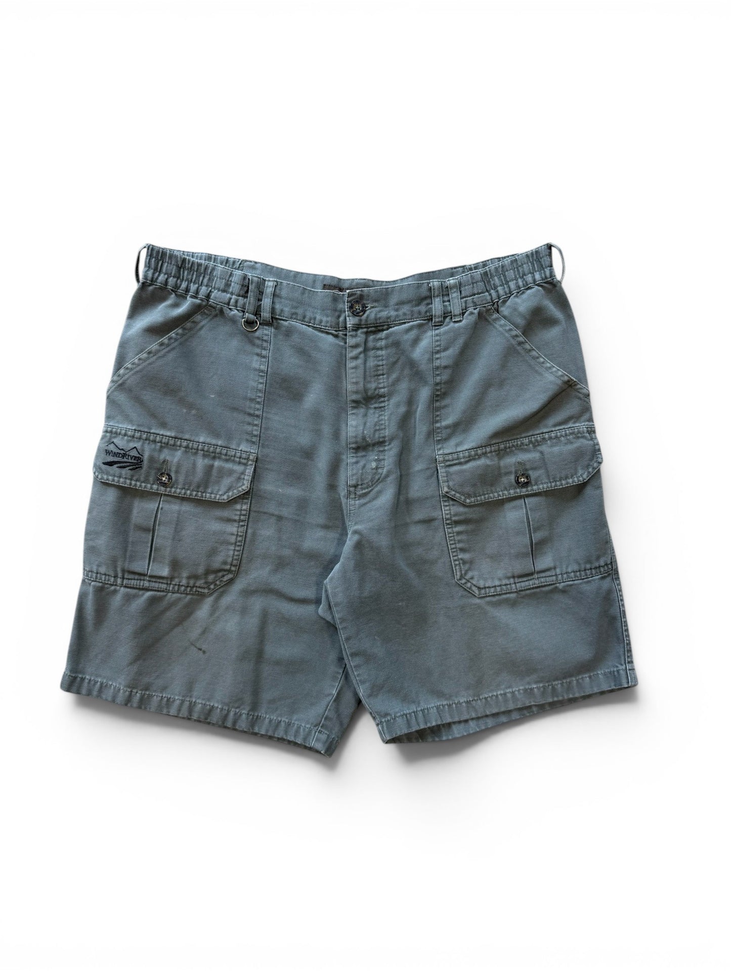 (36W) Vtg Windriver Cargo Shorts Green
