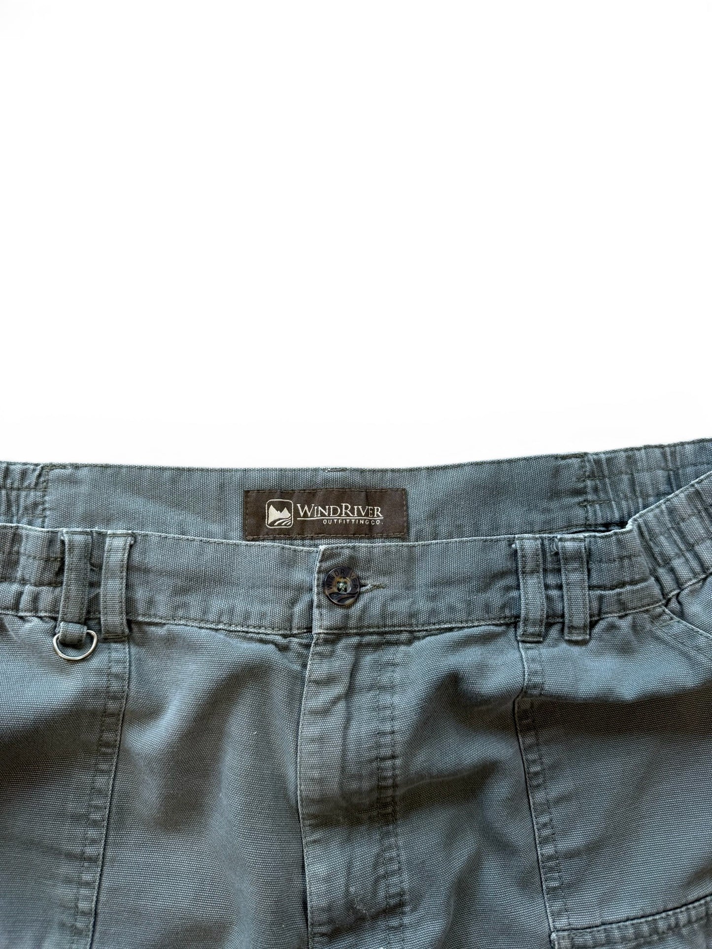 (36W) Vtg Windriver Cargo Shorts Green