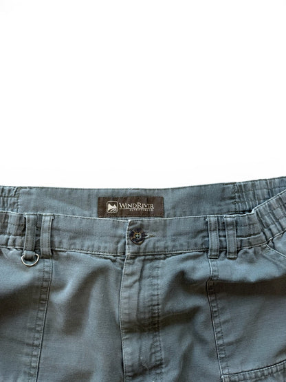 (36W) Vtg Windriver Cargo Shorts Green