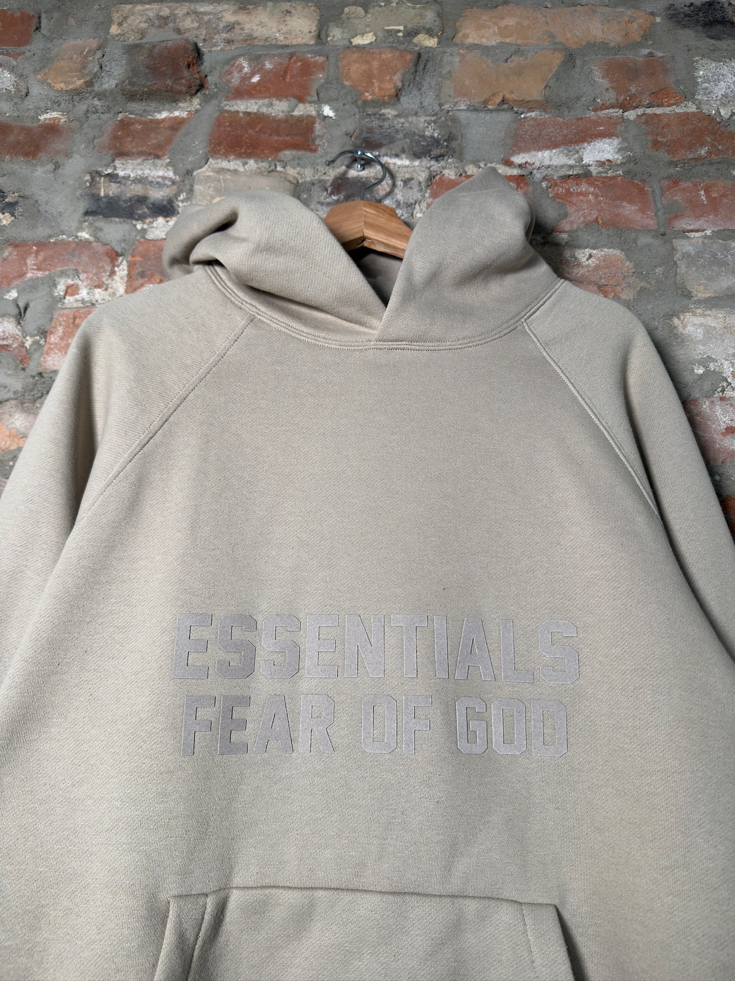 Fear Of God Essentials Smoke Grey Hoodie Sz XS