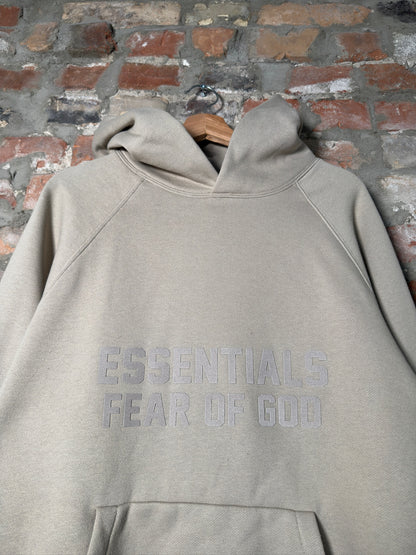 Fear Of God Essentials Smoke Grey Hoodie Sz XS
