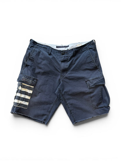 (36W) Vtg Ralph Lauren Polo Denim Suppy Cutoff Shorts