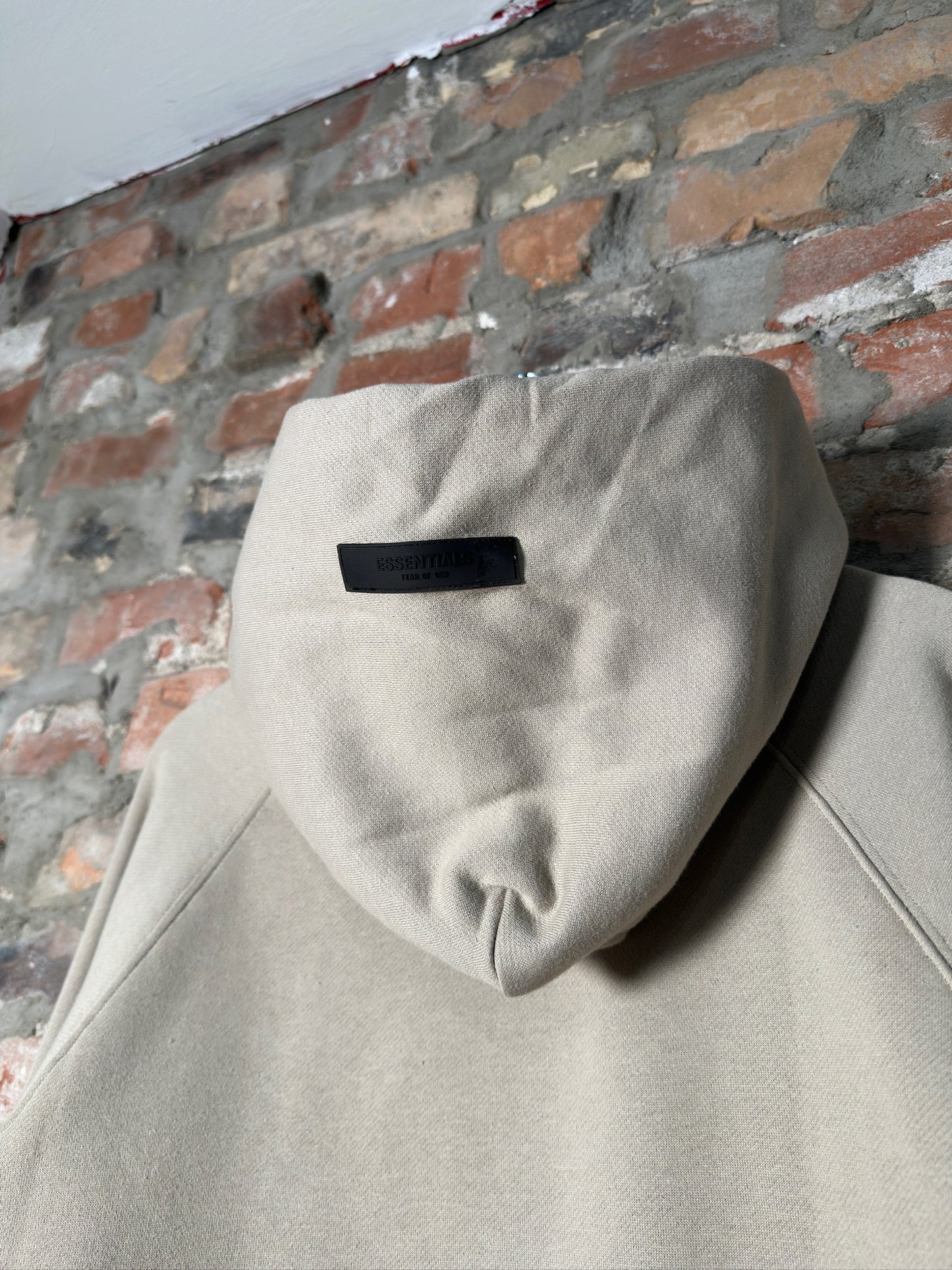 Fear Of God Essentials Smoke Grey Hoodie Sz XS