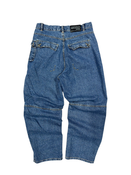 Y2K Moda Baggy Jeans Sz 36