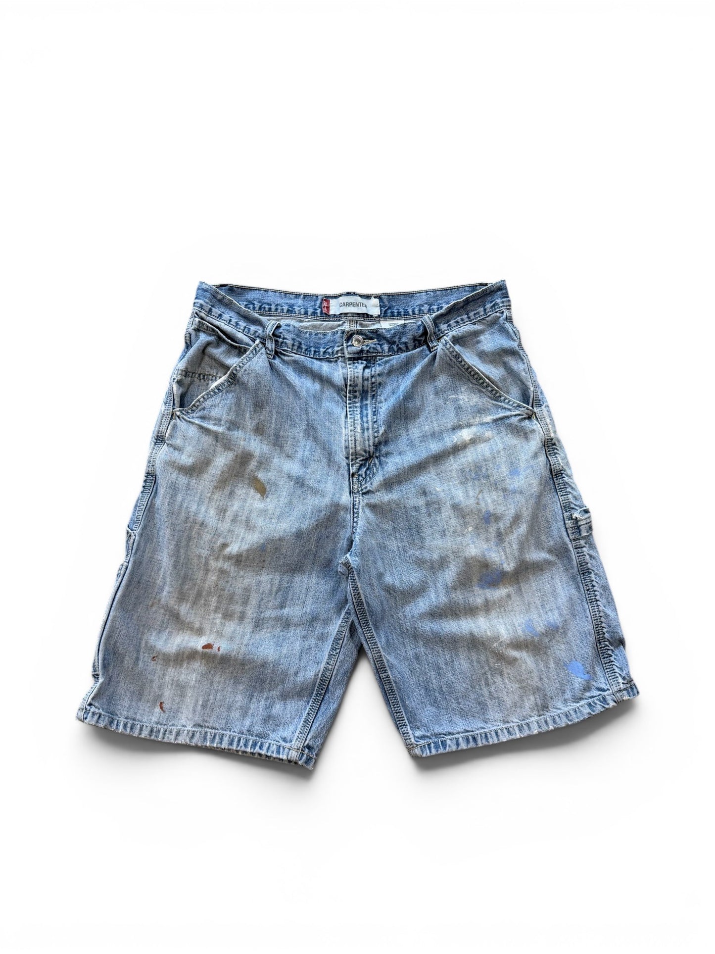 (34W) Vtg Levis Denim Carpenter Shorts