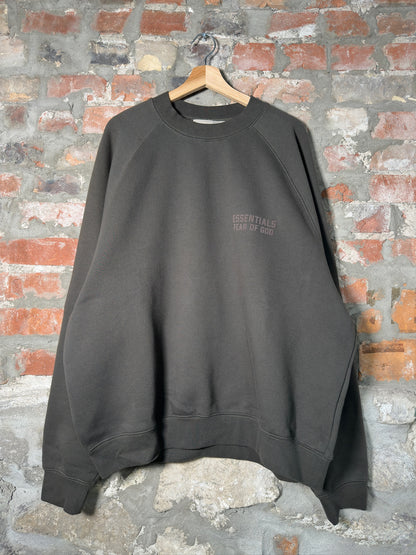 Fear Of God Essentials Crewneck Off Black Sz XL