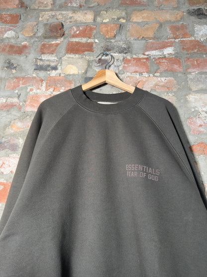Fear Of God Essentials Crewneck Off Black Sz XL