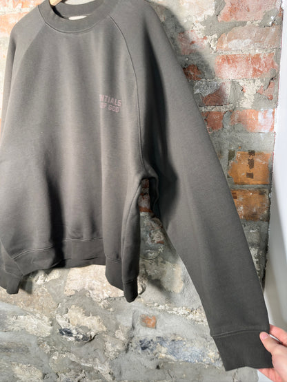 Fear Of God Essentials Crewneck Off Black Sz XL