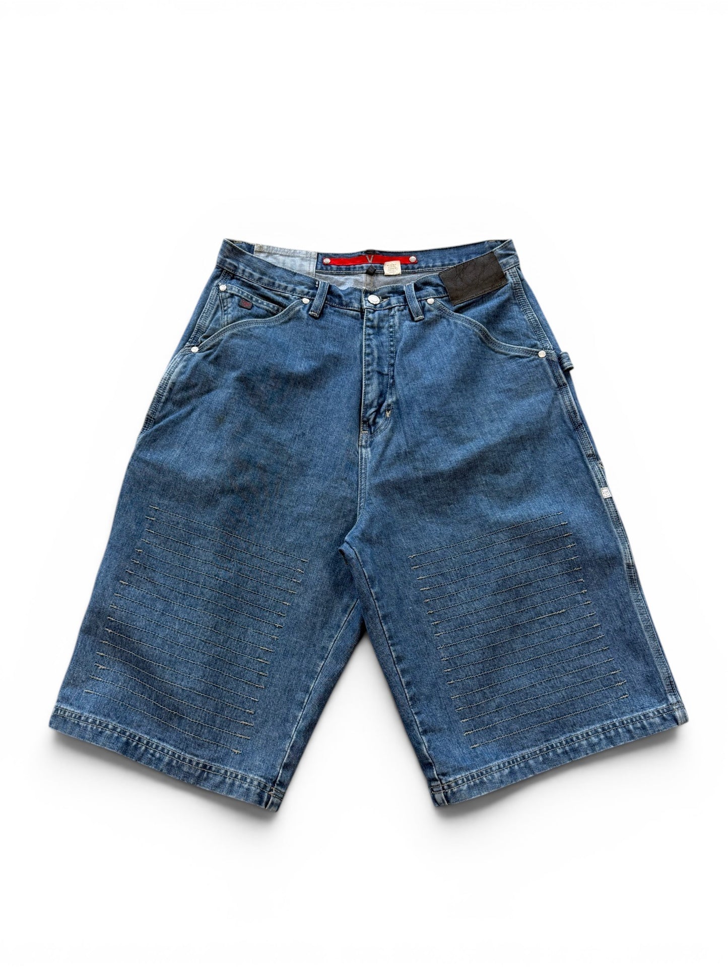 (34W) Y2K Vokal Embroidered Baggy Jorts