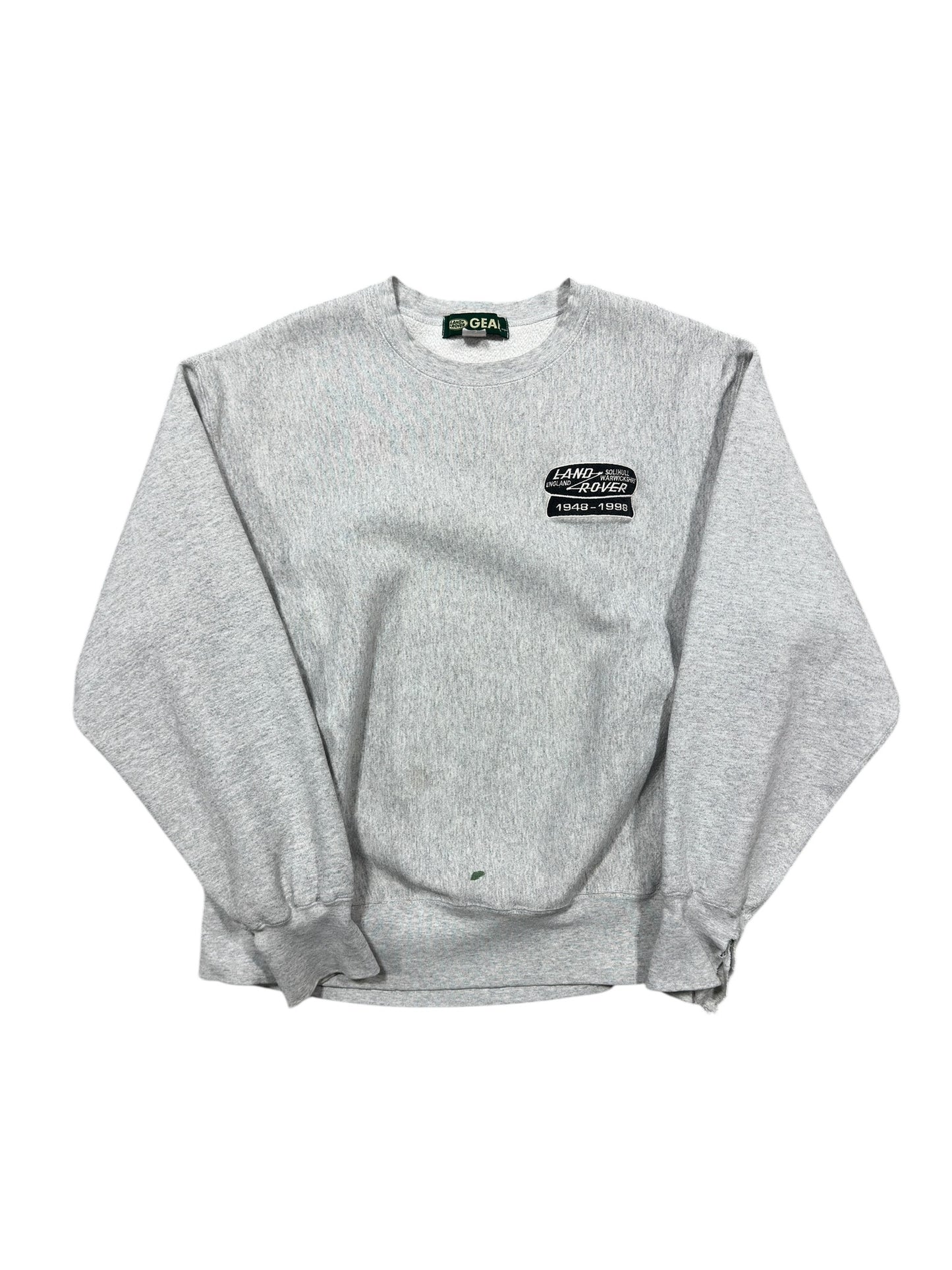 1998 Land Rover Grey Crewneck Sz L