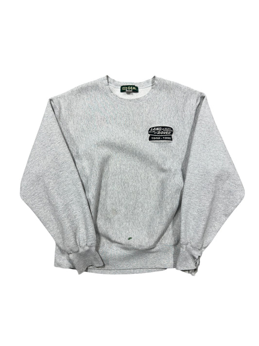 1998 Land Rover Grey Crewneck Sz L