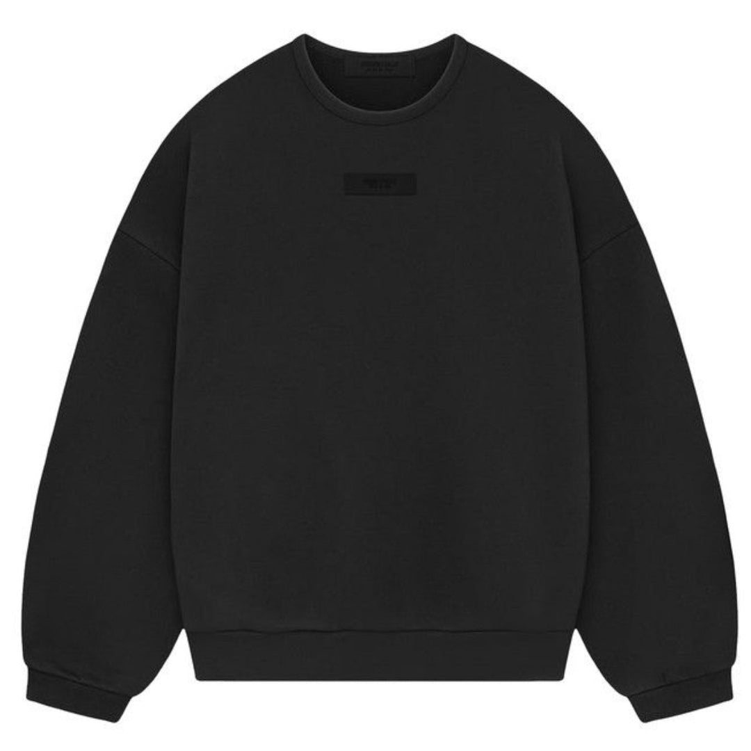 Fear Of God Essentials Jet Black Crewneck Sz L