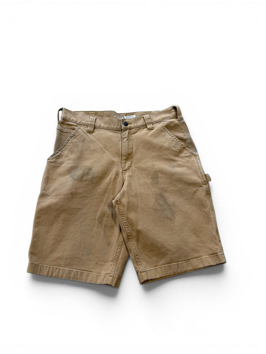 (32W) Vintage Carhartt Carpenter Shorts Tan