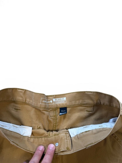 (32W) Vintage Carhartt Carpenter Shorts Tan