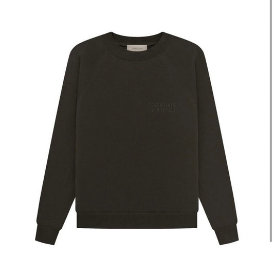 Fear Of God Essentials Crewneck Off Black Sz XL