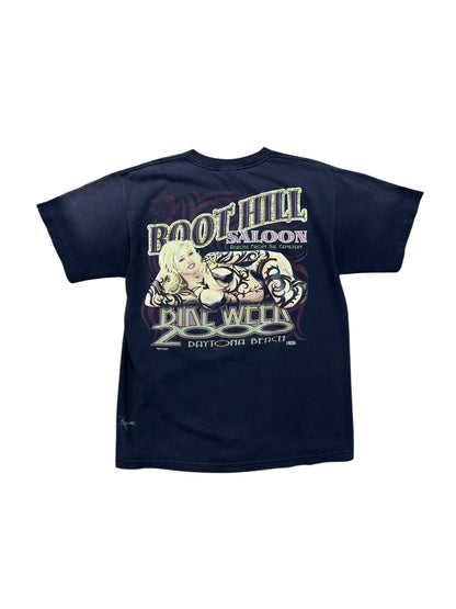 90s Boot Hill Saloon Tee Black Sz L