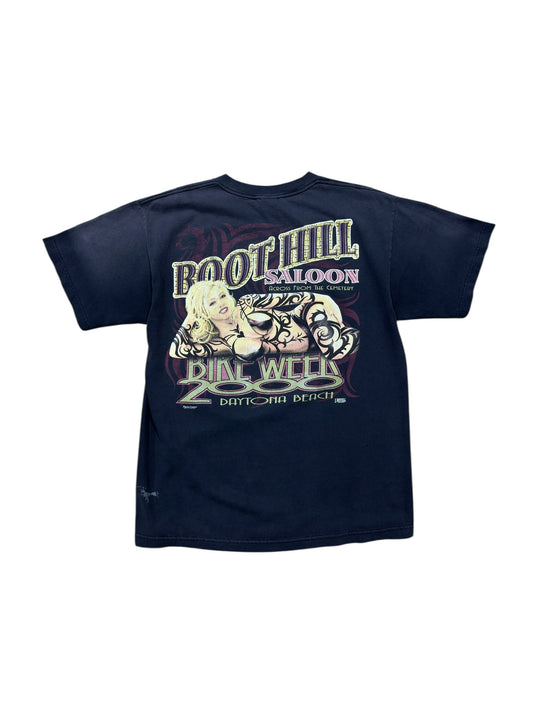 90s Boot Hill Saloon Tee Black Sz L