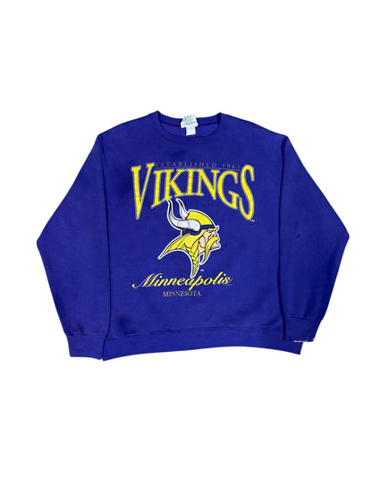 1996 Vikings NFL Crewneck Purple Sz XL