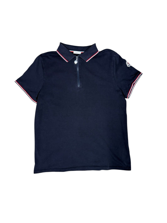 Moncler Quarter Zip Polo Shirt Sz L
