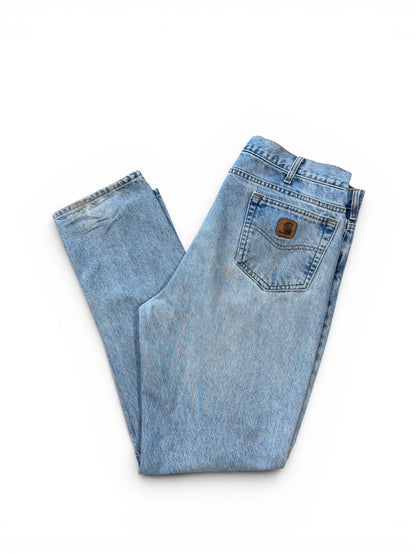 (38W) Vintage Carhartt Blue Washed Jeans