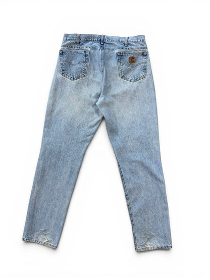 (38W) Vintage Carhartt Blue Washed Jeans