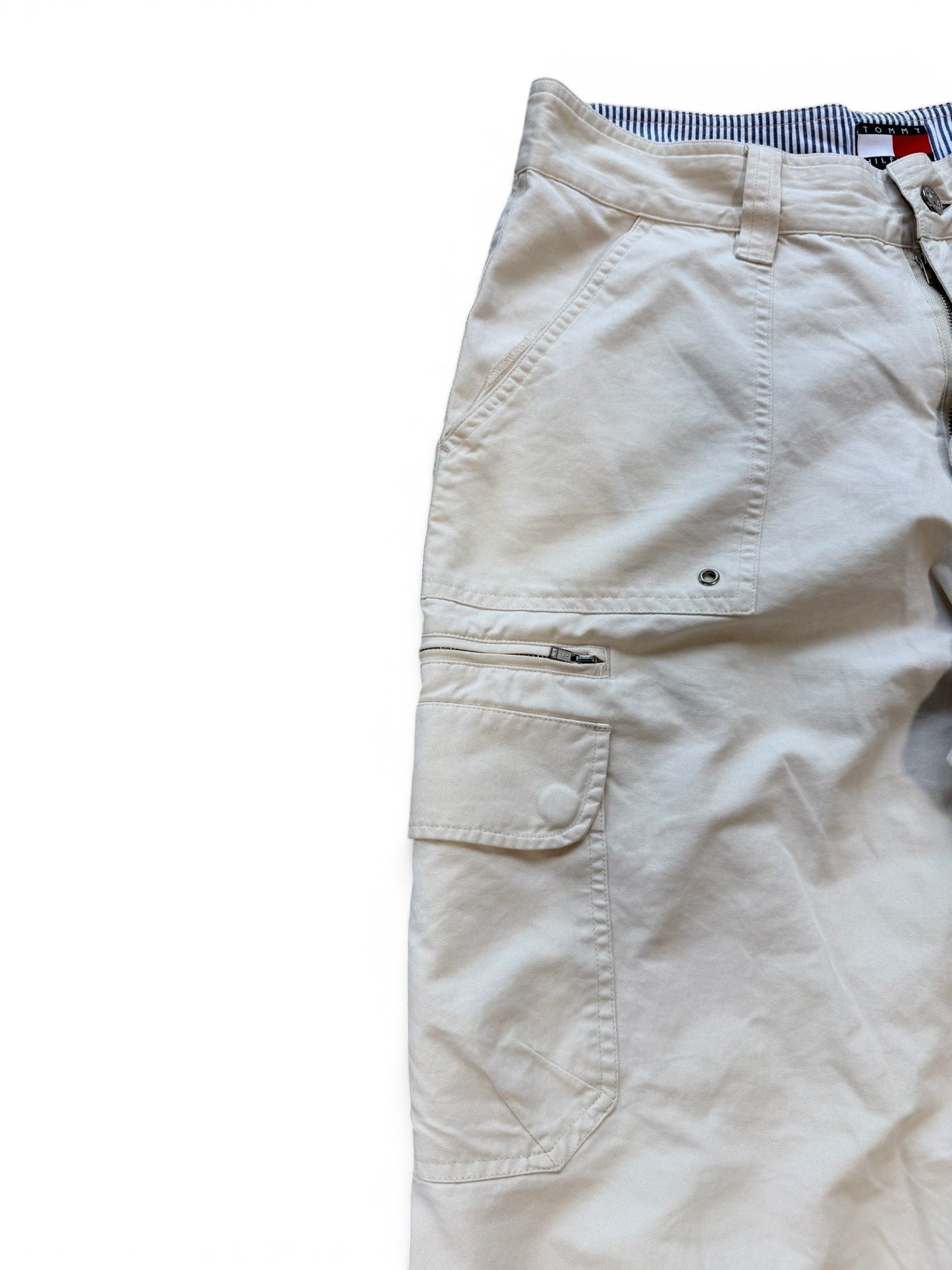 (32") Vtg Polo White Chino Cargo Pants