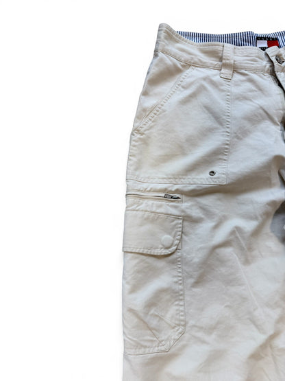 (32") Vtg Polo White Chino Cargo Pants