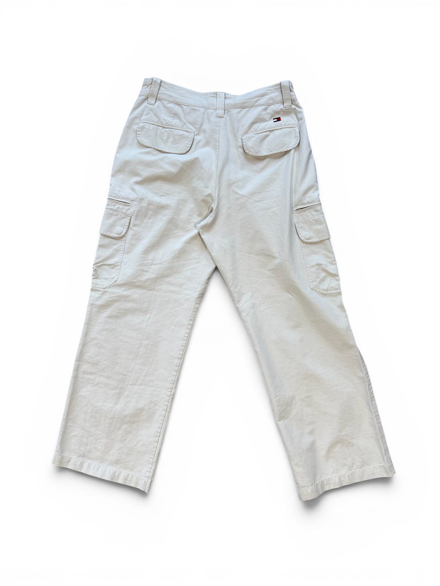 (32") Vtg Polo White Chino Cargo Pants