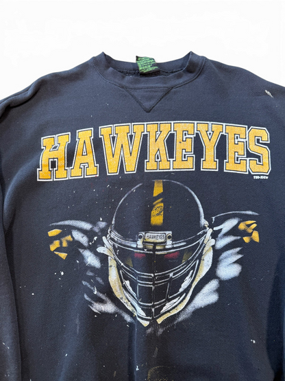 (XL) 90’s Hawkeyes Football Crewneck