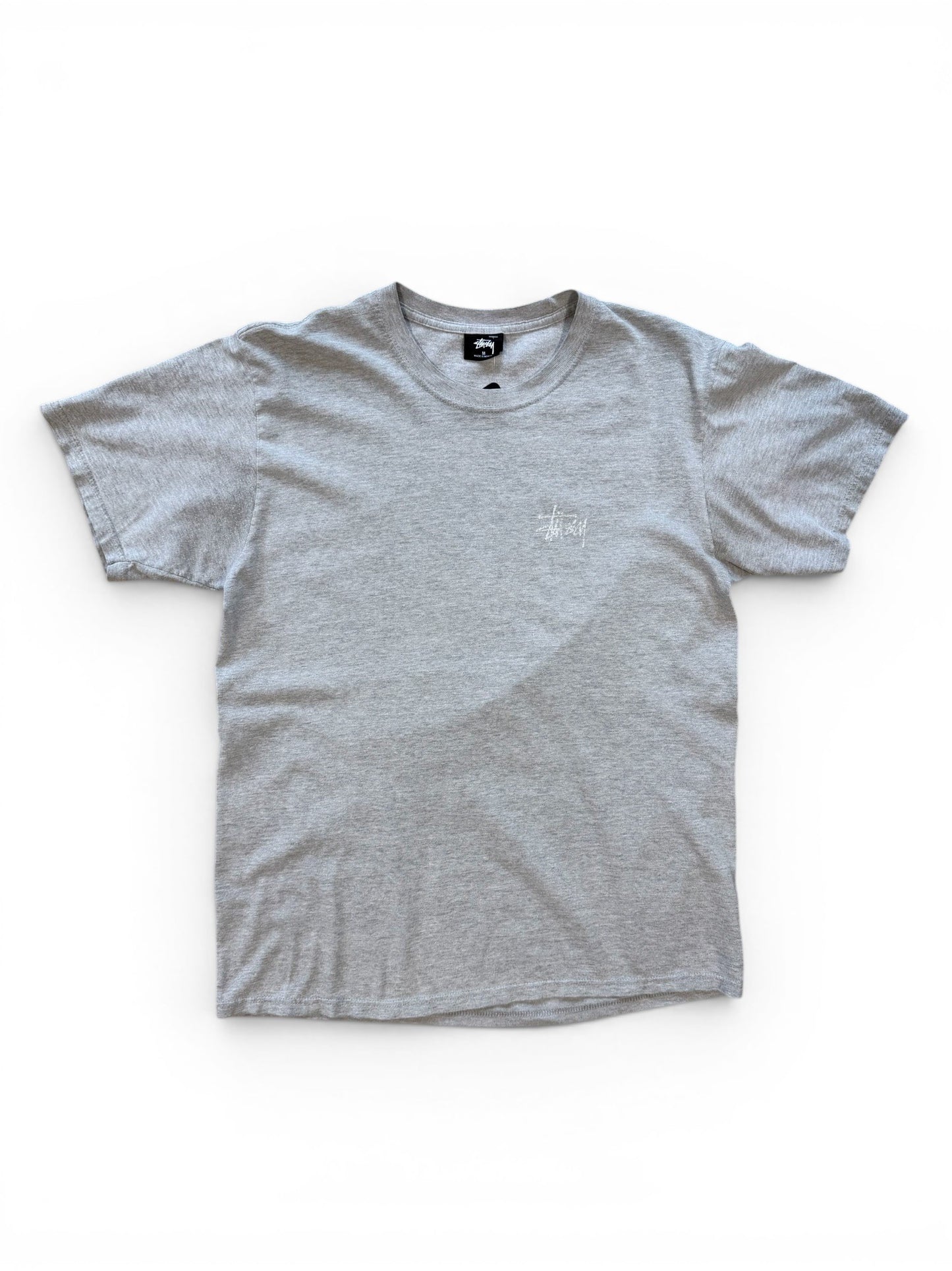 (M) Stussy Script Grey T-Shirt