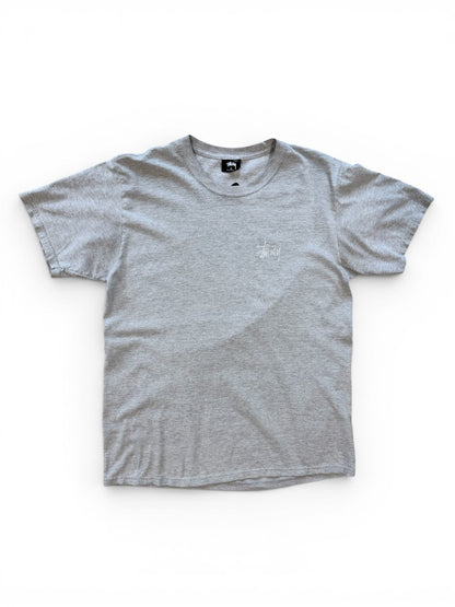 (M) Stussy Script Grey T-Shirt