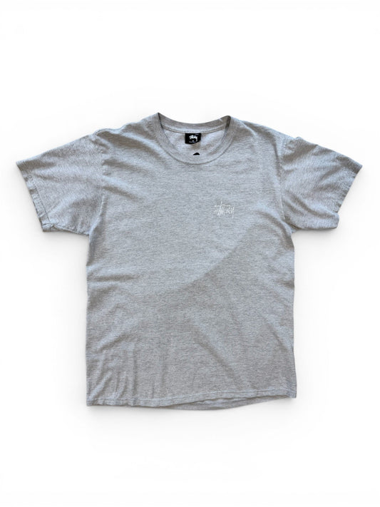 (M) Stussy Script Grey T-Shirt