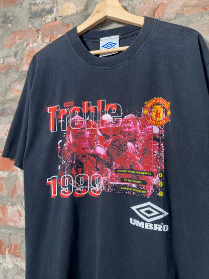 99" Manchester United The Treble t-Shirt Sz L