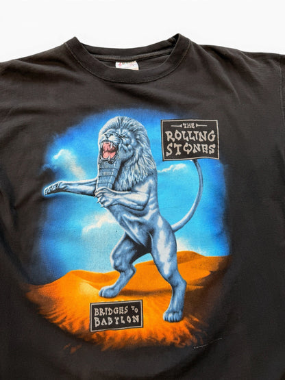 (L) Vintage 1998 Rolling Stones Bridges To Babylon T-Shirt
