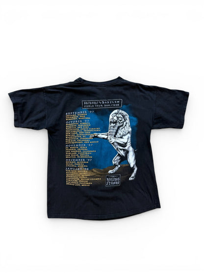 (L) Vintage 1998 Rolling Stones Bridges To Babylon T-Shirt