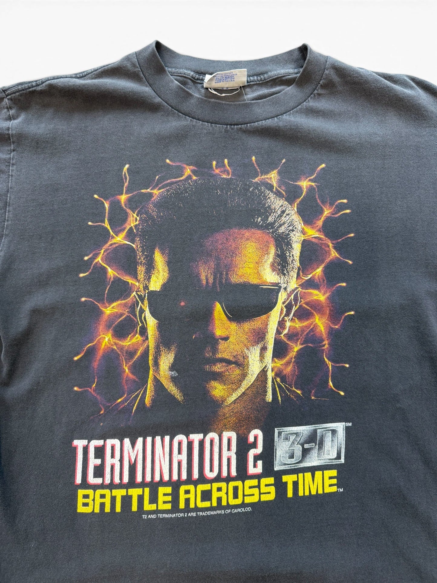 (L) Vintage 1991 Terminator Two Battle Across Time T-Shirt