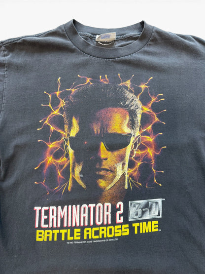 (L) Vintage 1991 Terminator Two Battle Across Time T-Shirt