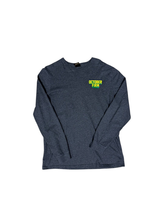 OVO October Firm Grey Longsleeve Sz L