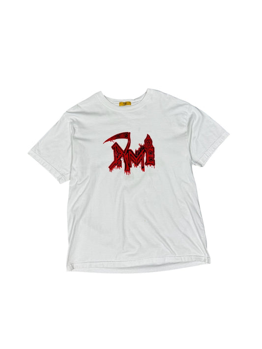 Dime Reaper White Tee Sz L