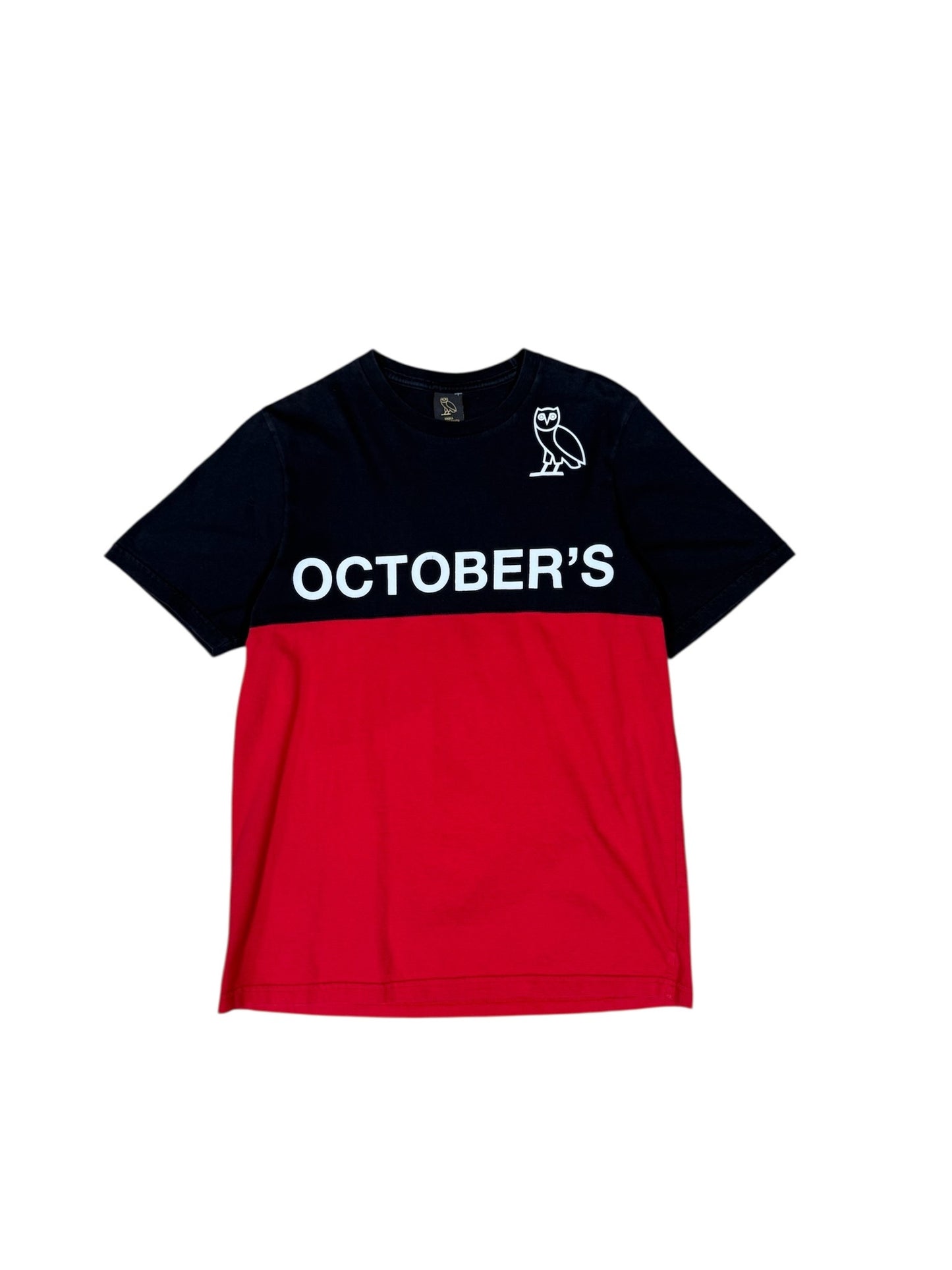 OVO Split Red/Black Tee Sz S