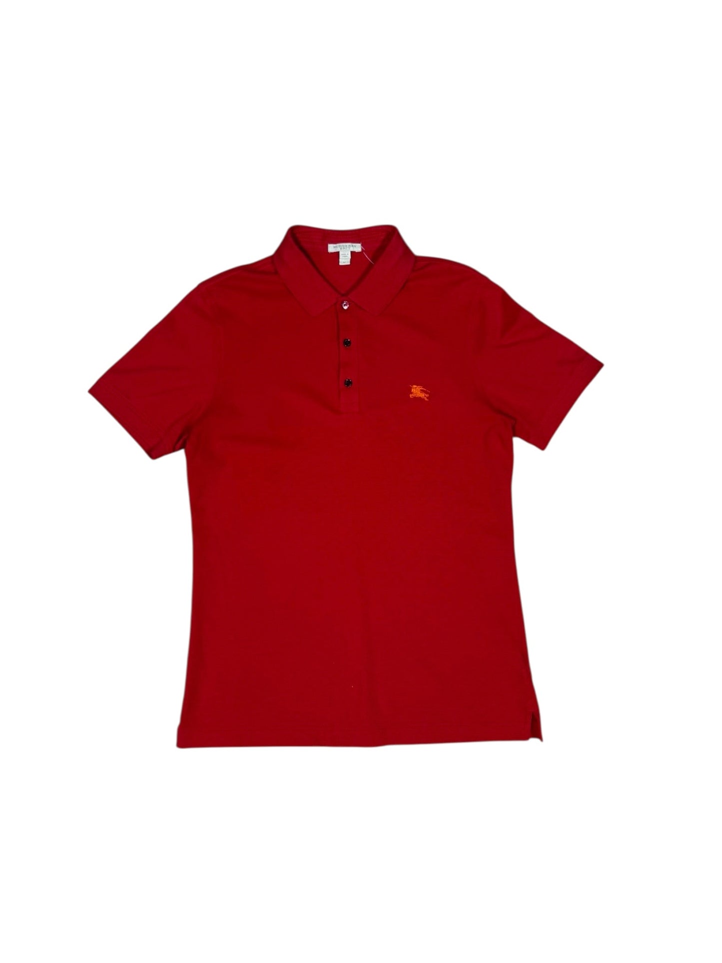 Burberry Brit Red Polo Shirt Sz M