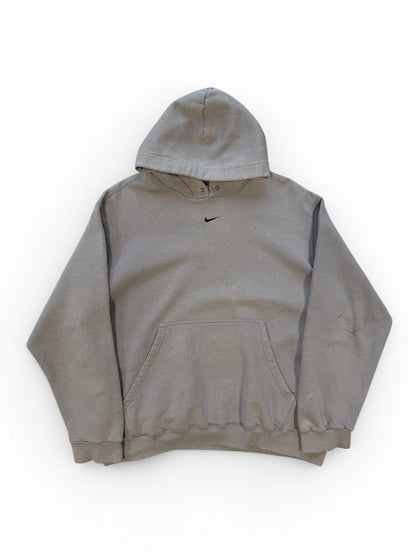 (L) Vintage 2000s Nike Middle Swoosh Moca Hoodie