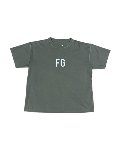 Fear Of God Mainline Moss Green Tee Sz L