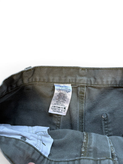 (32W) Vintage Carhartt Moss Green Double Knees