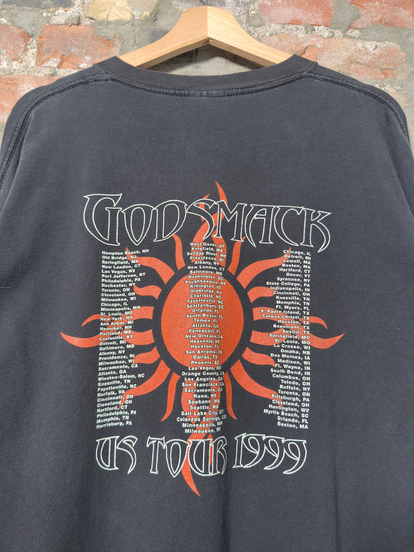 99" Godsmack Flame Long Sleeve Sz XL