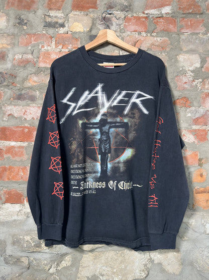 02" Slayer Darkness Of Christ Long Sleeve Sz L