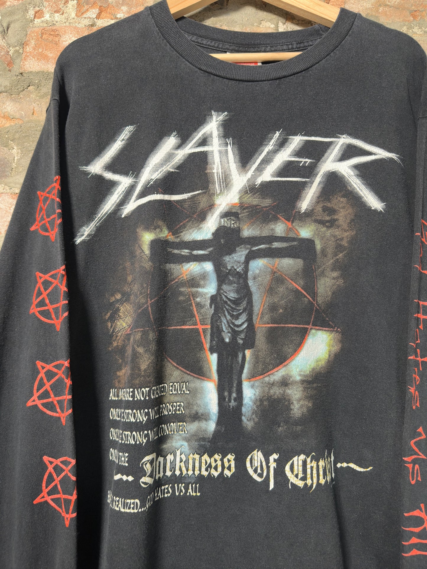 02" Slayer Darkness Of Christ Long Sleeve Sz L