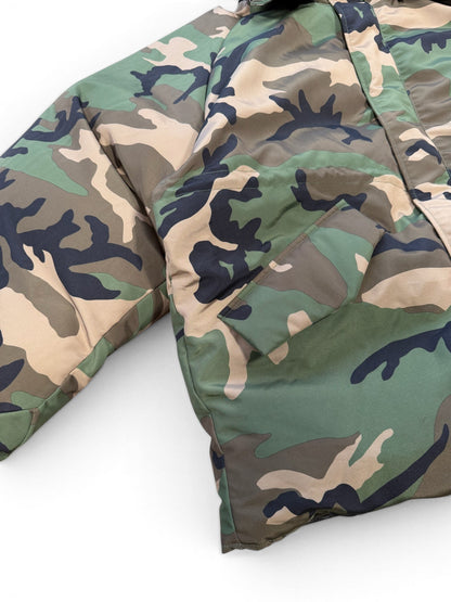 (L) Yeezy Season X PK-01 Camo Parka Jacket Faux Fur Hood